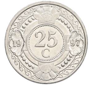 25 центов 1997 года Нидерландские Антильские острова — Фото №1