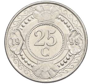 25 центов 1999 года Нидерландские Антильские острова — Фото №1