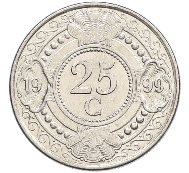 Монета 25 центов 1999 года Нидерландские Антильские острова (Артикул: K12-47165) — Фото №1