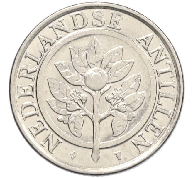Монета 25 центов 1999 года Нидерландские Антильские острова (Артикул: K12-47165) — Фото №2