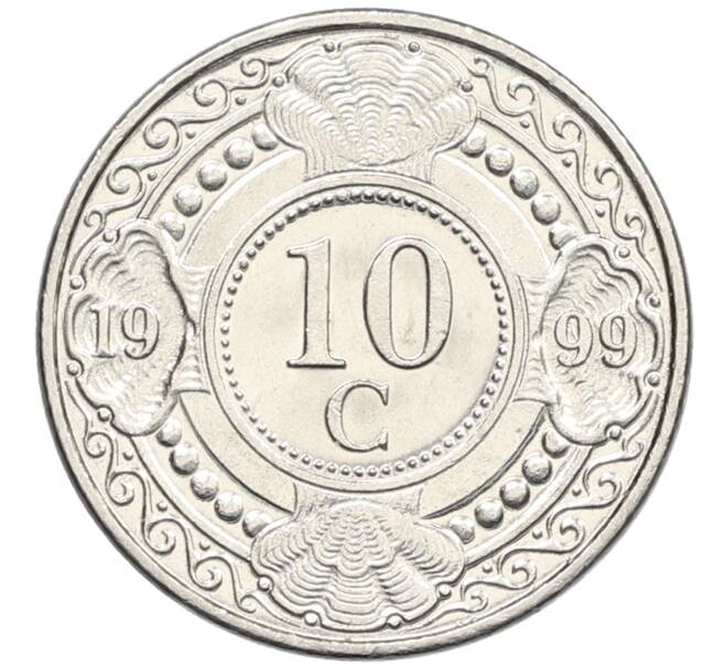 Монета 10 центов 1999 года Нидерландские Антильские острова (Артикул: K12-47182) — Фото №1