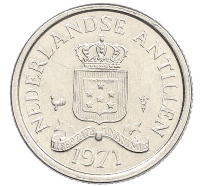 Монета 10 центов 1971 года Нидерландские Антильские острова (Артикул: K12-47185) — Фото №1