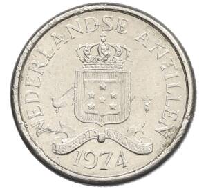 10 центов 1974 года Нидерландские Антильские острова — Фото №1