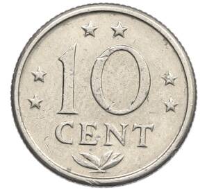 10 центов 1974 года Нидерландские Антильские острова — Фото №2