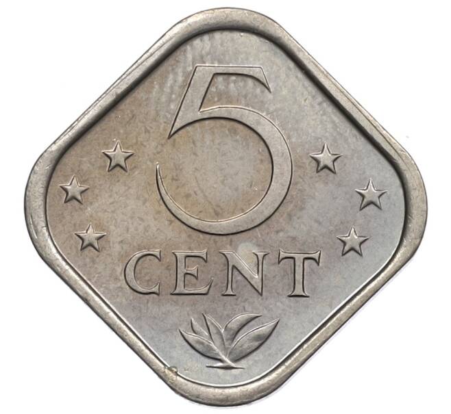 Монета 5 центов 1984 года Нидерландские Антильские острова (Артикул: K12-47221) — Фото №2