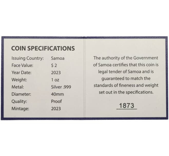 Монета 2 доллара 2023 года Самоа «Китайский гороскоп — Год кролика (Бхайшаджьягуру)» (Артикул: M2-83420)