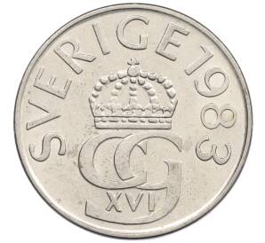 5 крон 1983 года Швеция — Фото №1