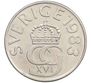 5 крон 1983 года Швеция — Фото №1