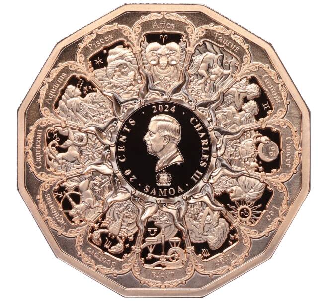 Монета 20 центов 2024 года Самоа «Архангел Азраил» (Артикул: M2-83426) — Фото №2