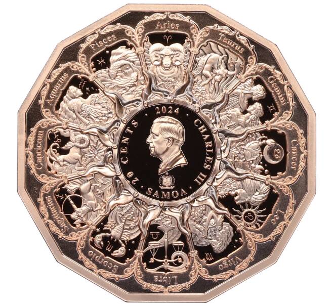 Монета 20 центов 2024 года Самоа «Архангел Иофиил» (Артикул: M2-83427) — Фото №2