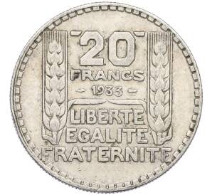20 франков 1933 года Франция — Фото №1