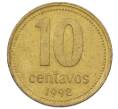 Монета 10 сентаво 1992 года Аргентина (Артикул: K27-86602) — Фото №1