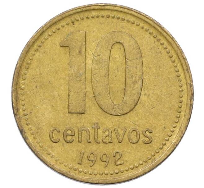 Монета 10 сентаво 1992 года Аргентина (Артикул: K27-86602) — Фото №1