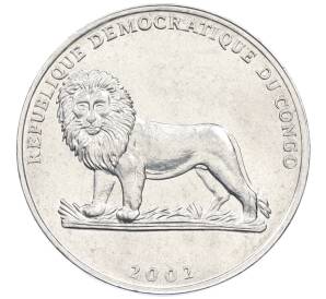 50 сантимов 2002 года Конго (ДРК) «Животные — Жираф» — Фото №2