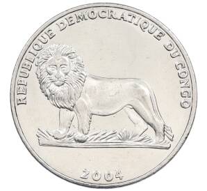 1 франк 2004 года Конго (ДРК) «25 лет правления Иоанна Павла II — Священник Войтыла (1946)» — Фото №2