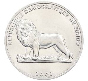 25 сантимов 2002 года Конго (ДРК) «Животные — Гривистый баран» — Фото №2