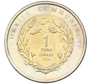 1 лира 2010 года Турция «Фауна Турции — Собака» — Фото №2