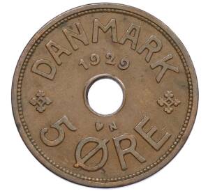 5 эре 1929 года Дания — Фото №1