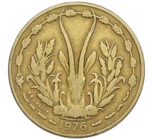 25 франков 1976 года Западно-Африканский валютный союз — Фото №1