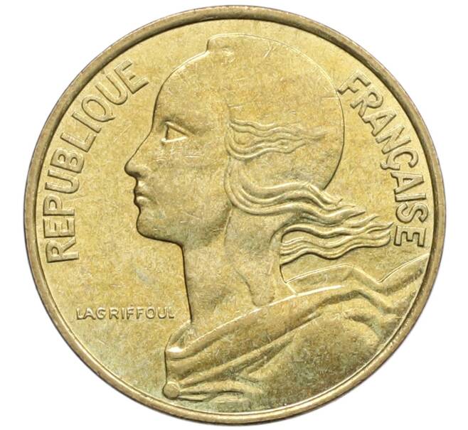 Монета 10 сантимов 1990 года Франция (Артикул: K12-48409) — Фото №2