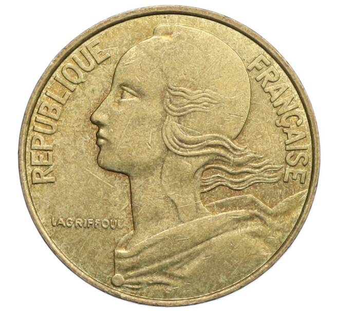 Монета 20 сантимов 1995 года Франция (Артикул: K12-48506) — Фото №2