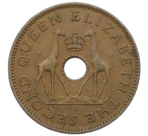 1/2 пенни 1958 года Родезия и Ньясаленд — Фото №2