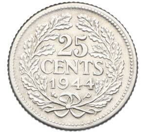 25 центов 1944 года Нидерланды — Фото №1