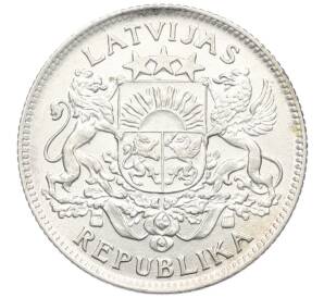 1 лат 1924 года Латвия — Фото №2