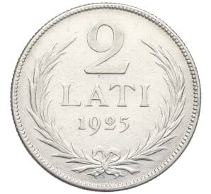 2 лата 1925 года Латвия — Фото №1