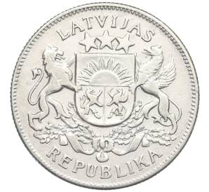 2 лата 1925 года Латвия — Фото №2