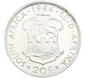 20 центов 1964 года ЮАР — Фото №1