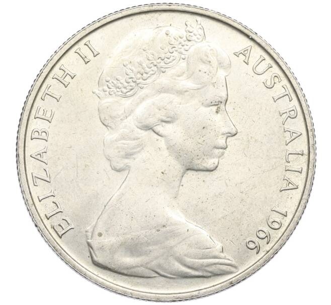 Монета 50 центов 1966 года Австралия (Артикул: K12-48734) — Фото №2