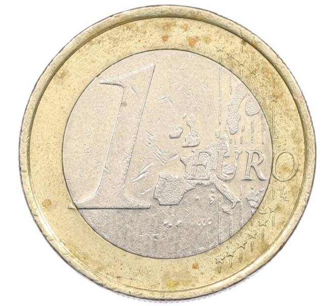 Монета 1 евро 2002 года G Германия (Артикул: T11-16619) — Фото №2