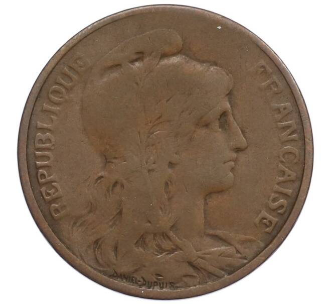 Монета 5 сантимов 1916 года Франция (Артикул: K12-48793) — Фото №2