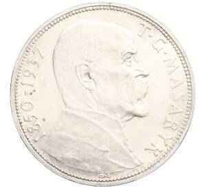 20 крон 1937 года Чехословакия «Смерть президента Масарика» — Фото №1