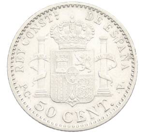 50 сентимо 1904 (10) года Испания — Фото №2