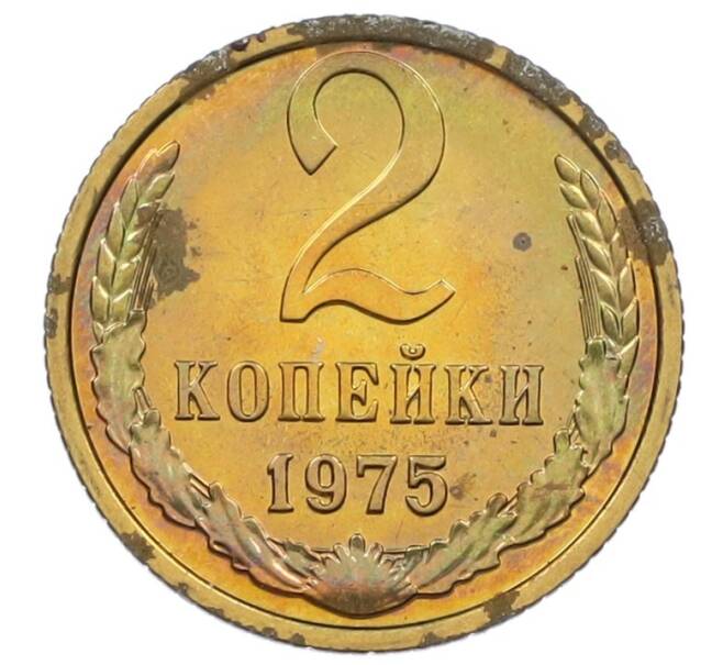 Монета 2 копейки 1975 года (Артикул M1-61998) — Фото №1