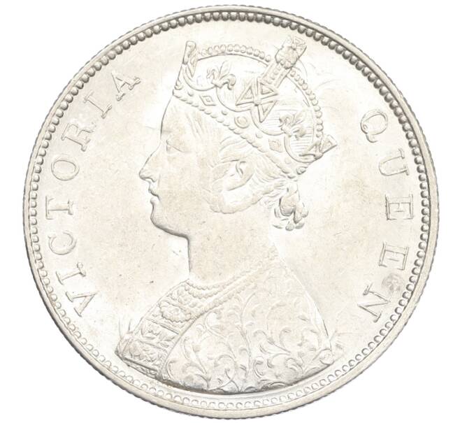 Монета 1 рупия 1862 года Британская Индия (Артикул: K2-0531) — Фото №2