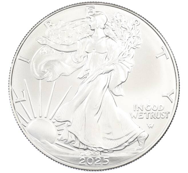 Монета 1 доллар 2025 года США «Шагающая Свобода» (Артикул: M2-83438) — Фото №1