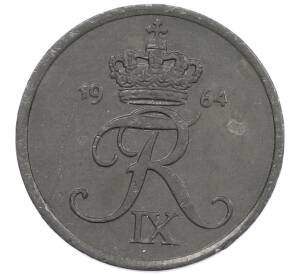 2 эре 1964 года Дания — Фото №1