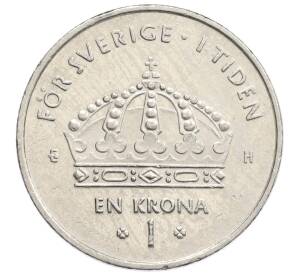 1 крона 2003 года Швеция — Фото №2