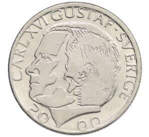 1 крона 2000 года Швеция — Фото №1