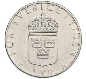 1 крона 2000 года Швеция — Фото №2