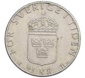 1 крона 1988 года Швеция — Фото №2