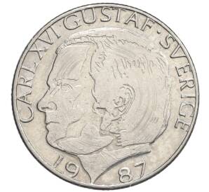 1 крона 1987 года Швеция — Фото №1
