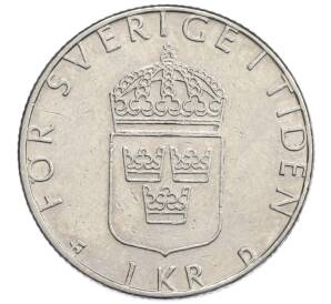 1 крона 1987 года Швеция — Фото №2
