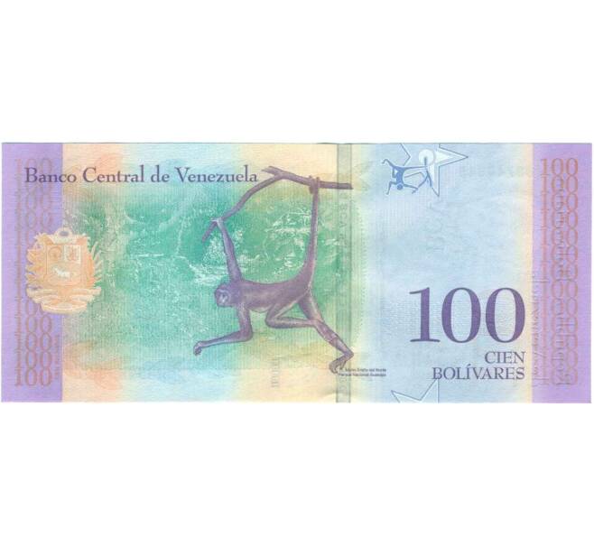 Банкнота 100 боливаров 2018 года Венесуэла (Артикул: T11-16908) — Фото №2