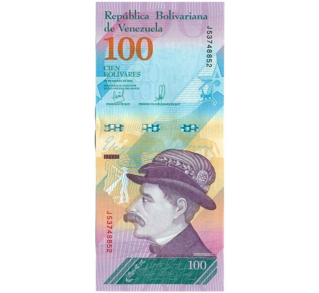 Банкнота 100 боливаров 2018 года Венесуэла (Артикул: T11-16915) — Фото №1