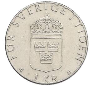 1 крона 1982 года Швеция — Фото №2