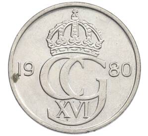 50 эре 1980 года Швеция — Фото №1